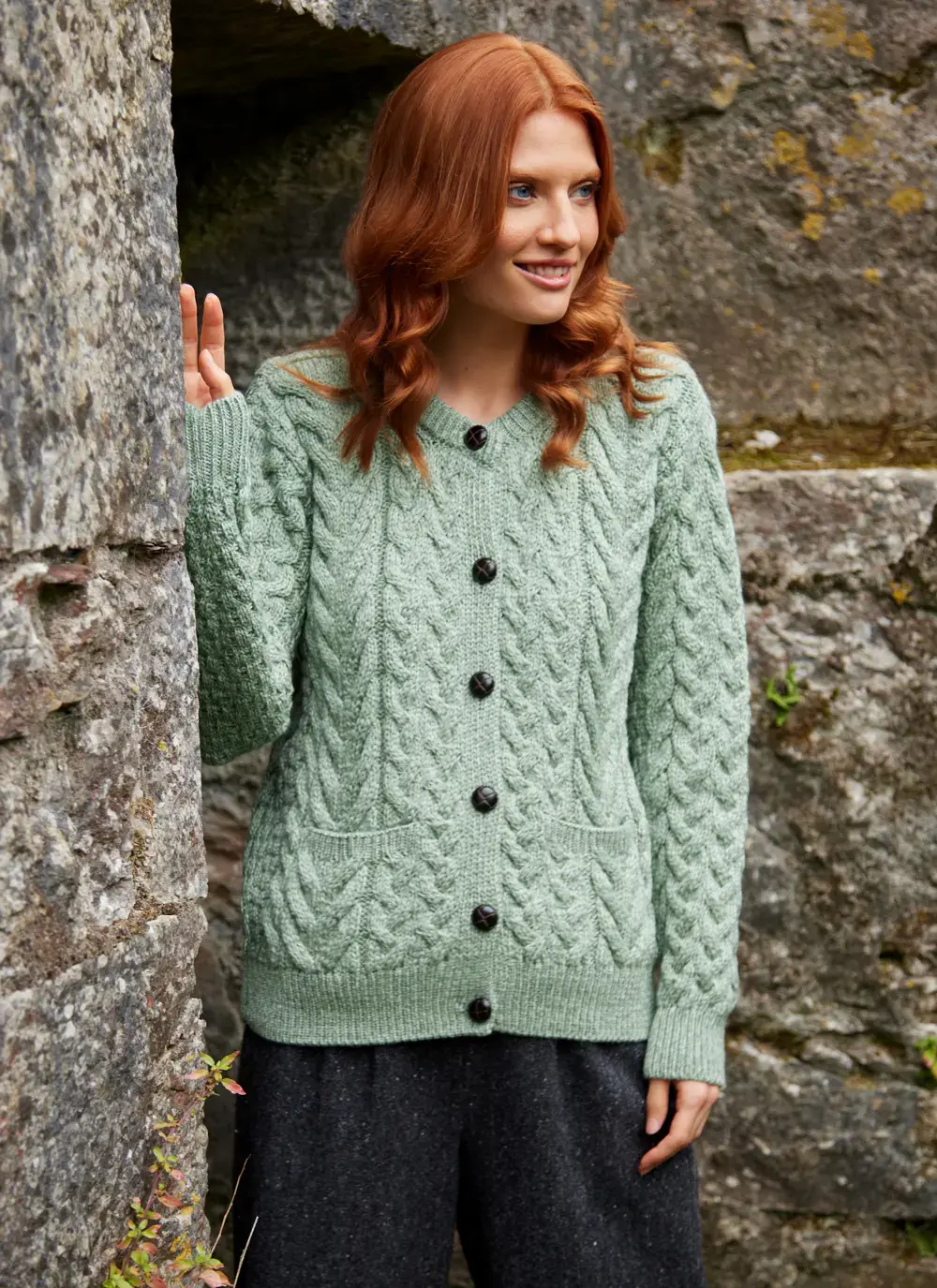 Supersoft Merino Wool Aran Lumber Seafoam Green